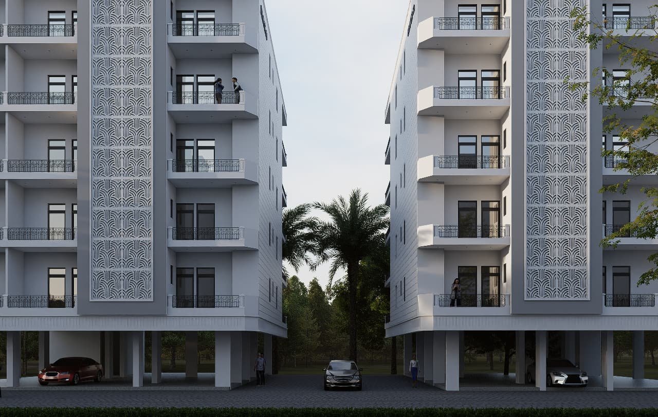 Jaali-patterned facades